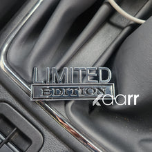Load image into Gallery viewer, 3D Limited Edition v2.0 Metal Sticker Decal Silver (7.5x3 cm)