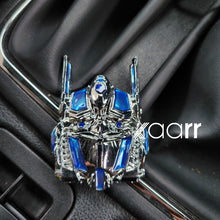 Load image into Gallery viewer, 3D Transformer Metal Sticker Decal Silver/Blue (7x5 cm)