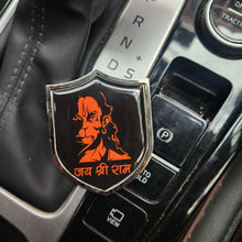 Load image into Gallery viewer, 3D Jai Shree Ram Metal Sticker Decal (7x5.5 cm)
