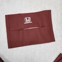 Load image into Gallery viewer, Car Tissue Bag Organiser with Logo (Maroon Color)