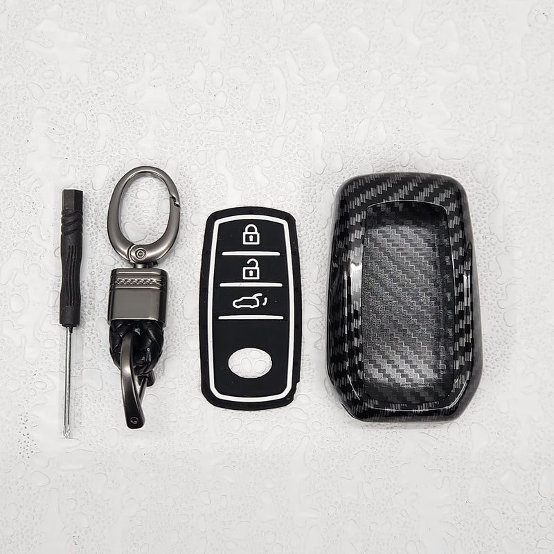 Fortuner/Hycross New Key Carbon Abs Keycase with Chain