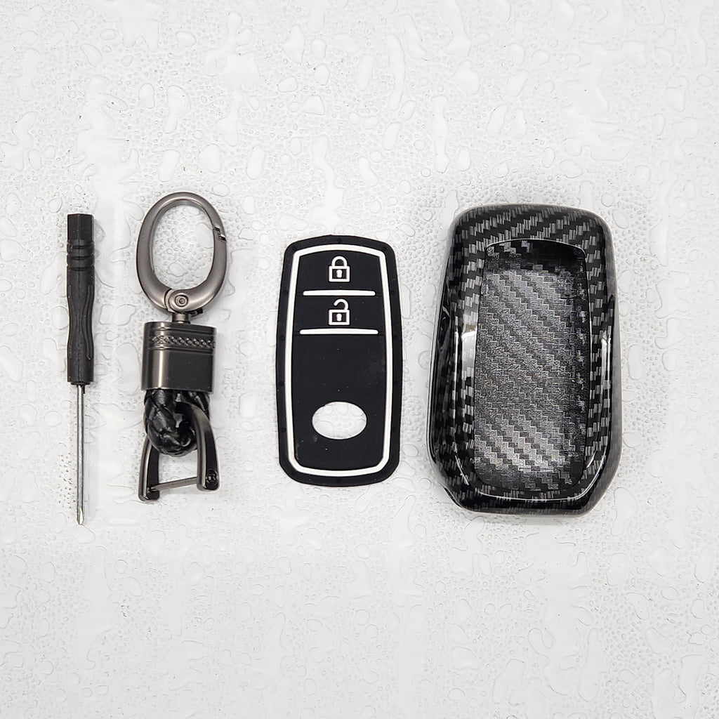 Innova Crysta New Key Carbon Abs Keycase with Chain