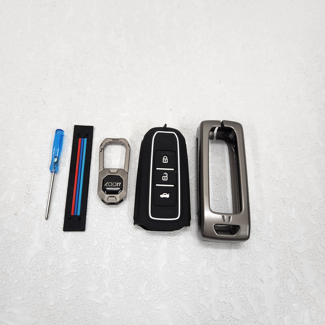 MG Hector v1.0 Premium Metal Alloy Keycase with Holder & Rope Chain