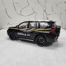 Load image into Gallery viewer, Land Cruiser Prado Black Metal Diecast Car 1:18 (28x11 cm)