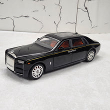 Load image into Gallery viewer, Rolls Royce Phantom Black Metal Diecast Car 1:18 (28x11 cm)