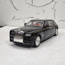 Load image into Gallery viewer, Rolls Royce Phantom Black Metal Diecast Car 1:18 (28x11 cm)
