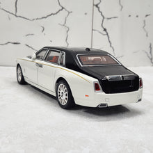 Load image into Gallery viewer, Rolls Royce Phantom White Metal Diecast Car 1:18 (28x11 cm)