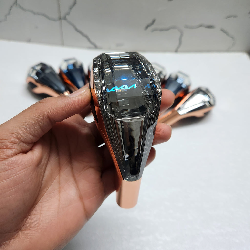 LED Crystal Sensor Touch 7 Colors Gear Knob