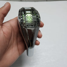Load image into Gallery viewer, LED Crystal Sensor Touch 7 Colors Gear Knob Silver