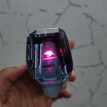 Load image into Gallery viewer, LED Crystal Sensor Touch 7 Colors Gear Knob Silver