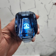 Load image into Gallery viewer, LED Crystal Sensor Touch 7 Colors Gear Knob Silver
