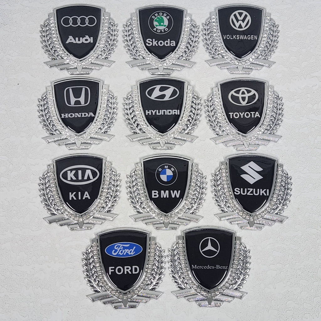 3D Owners Club v3.0 Car Metal Emblem Badge Sticker Decal (Silver) 8.3 x 8 cm