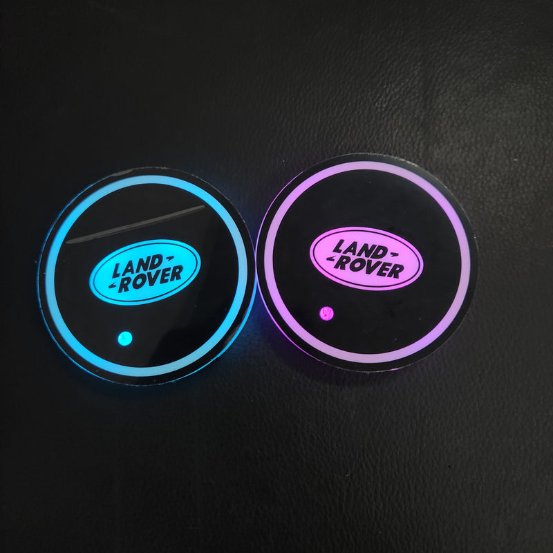 LED Car Cup Holder Lamp Light 2 pcs