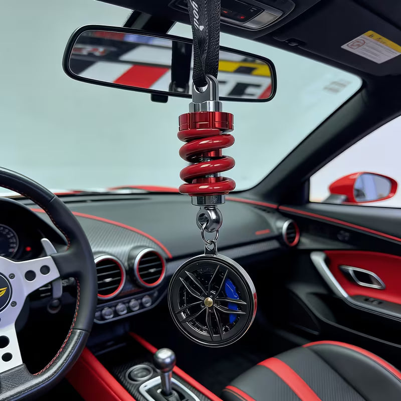 Alloy Wheel Shock Absorber Pendant Metal Hanging