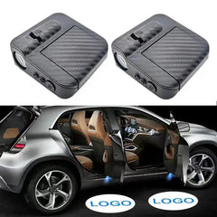 Car Entrance Welcome Door Projector Shadow Wireless Light 2 Pcs Set