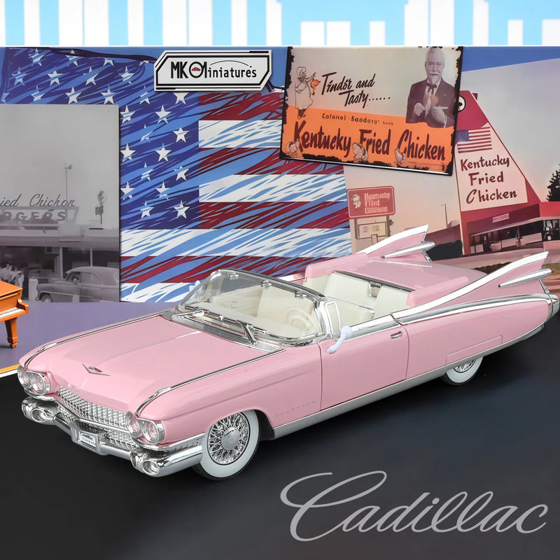 1959 Cadillac Eldorado Biarritz Metal Diecast Car 1:24 (20x8 cm)