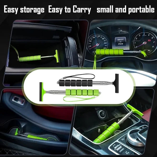 TELESCOPIC DEFOGGING WINDOW GLASS CLEANING WIPER, SIDE MIRROR SQUEEGEE, RETRACTABLE CAR REARVIEW MIRROR WIPER