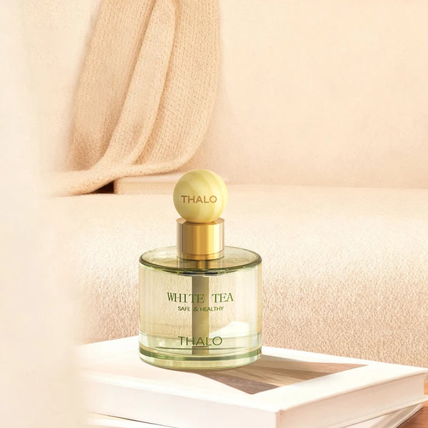Round Wood Cover Aromatherapy 50ml Car Perfume