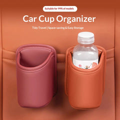 Car Organizer Multifunctional Leather Holder and Storage Box for Car Door & Vent