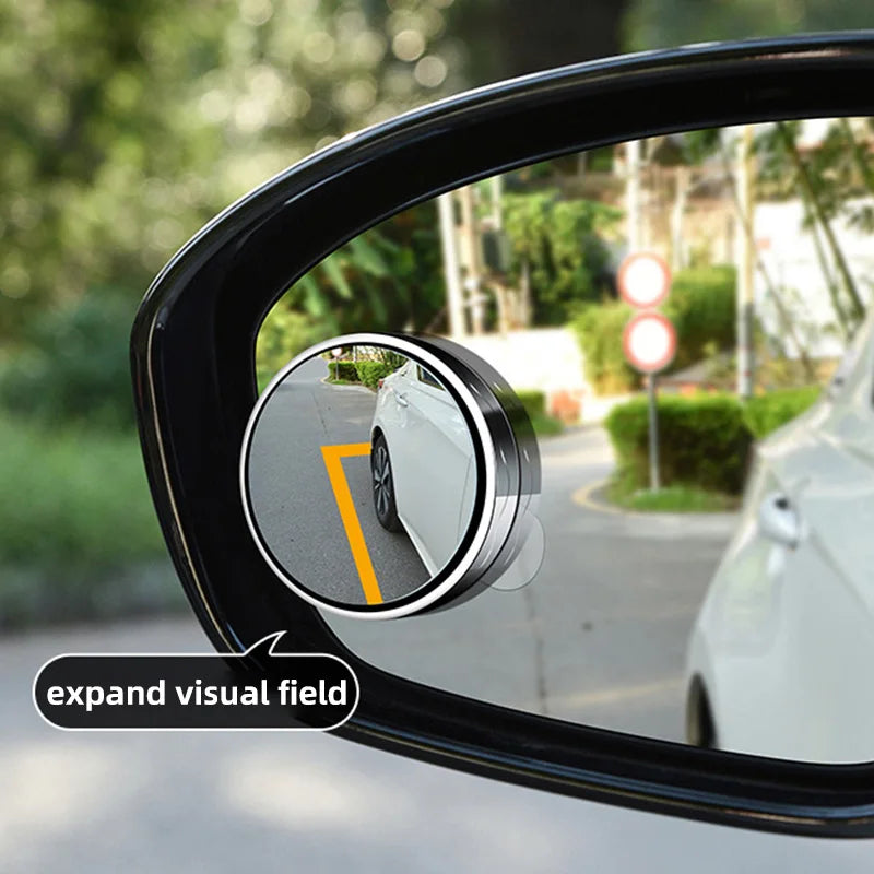HD Waterproof Blind Spot Bus Truck Car Rear Side View Rearview Reversing Small Round Glass Auxiliary Mirror for Blind Zone