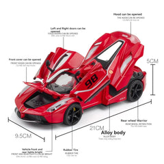 Ferrari FXXK Metal Diecast Car 1:24 (20x8 cm)