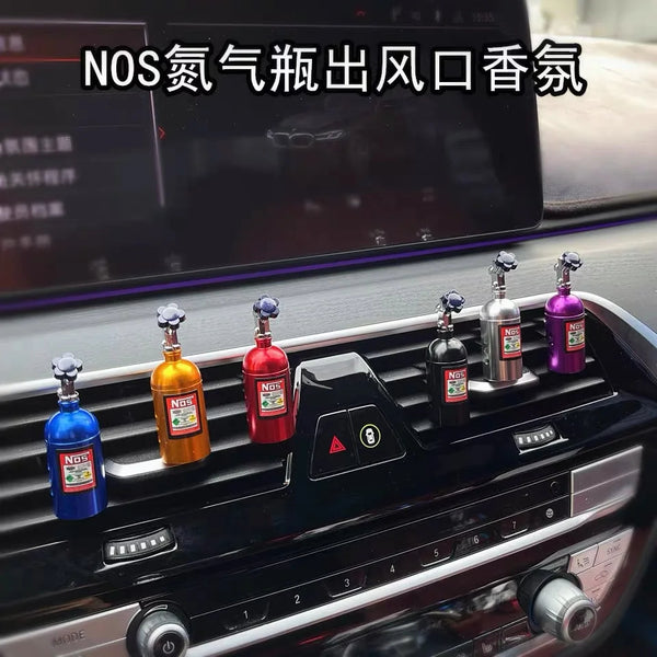 CAR AIR VENT DECORATION METAL FOR NOS PERFUME NITROGEN CYLINDER FRAGRANT FRESHENER