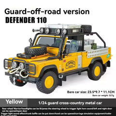 Defender 90 Gulf Metal Diecast Car 1:24 (21x8 cm)