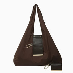 Foldable Tote Shopping Shoulder Bag - Compact & Spacious for Daily Commute, Shopping & Travel