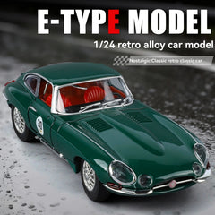 Jaguar E Type Metal Diecast Car 1:24 (21x8 cm)