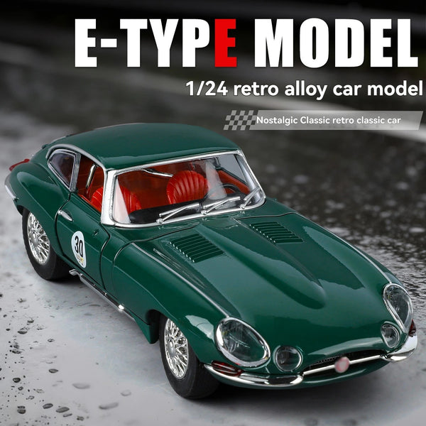 Jaguar E Type Metal Diecast Car 1:24 (21x8 cm)