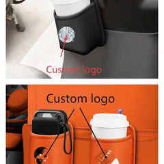 Car Organizer Multifunctional Leather Holder and Storage Box for Car Door & Vent