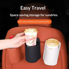 Car Organizer Multifunctional Leather Holder and Storage Box for Car Door & Vent
