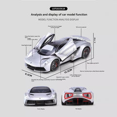 Lotus EVIJA Metal Diecast Car 1:24 (20x8 cm)