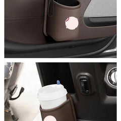 Car Organizer Multifunctional Leather Holder and Storage Box for Car Door & Vent