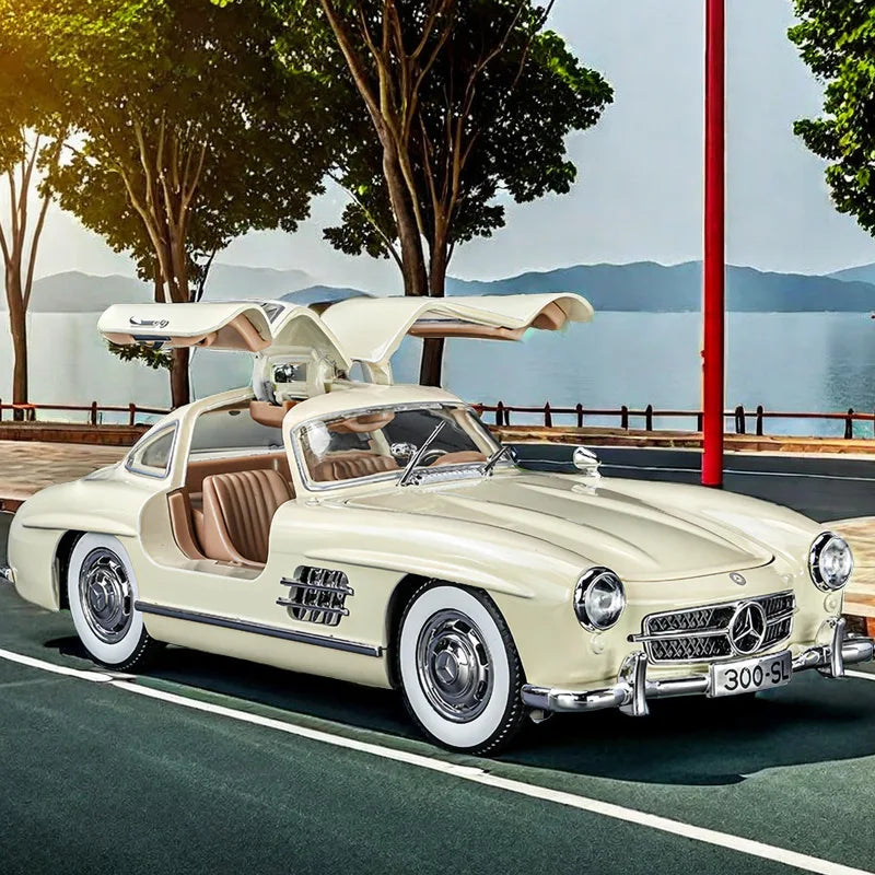 Mercedes 300SL Metal Diecast Car 1:24 (20×8 cm)