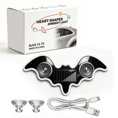 Solar LED Batman Window Ambient Light RGB Wireless Suction Cup Mount