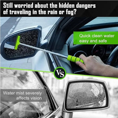 TELESCOPIC DEFOGGING WINDOW GLASS CLEANING WIPER, SIDE MIRROR SQUEEGEE, RETRACTABLE CAR REARVIEW MIRROR WIPER
