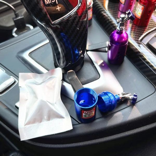 CAR AIR VENT DECORATION METAL FOR NOS PERFUME NITROGEN CYLINDER FRAGRANT FRESHENER