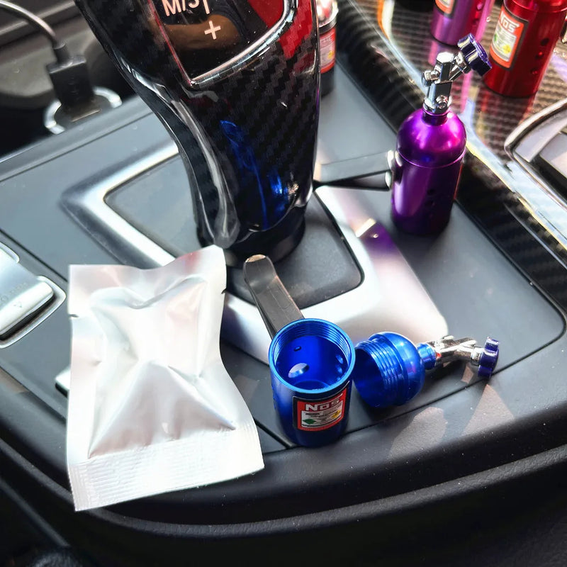 CAR AIR VENT DECORATION METAL FOR NOS PERFUME NITROGEN CYLINDER FRAGRANT FRESHENER