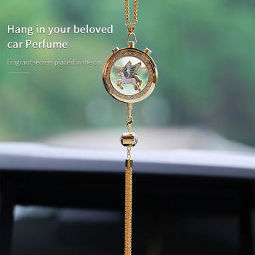 Galloping Steed Austrian Crystal Diamond Exclusive Hanging Air Freshener