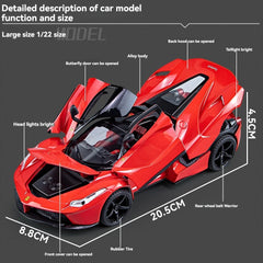 Ferrari Laferrari Metal Diecast Car 1:24 (20x8 cm)