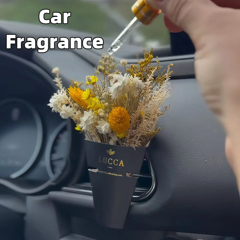 Flower Mini Bouquet Car Diffuser Fragrance 2 Pcs Set