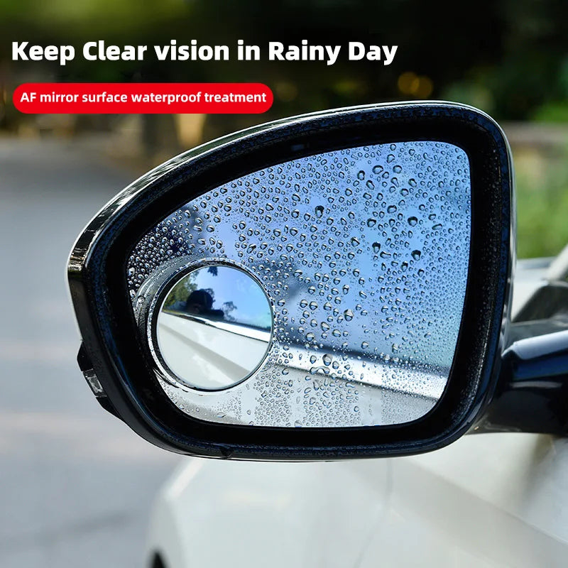 HD Waterproof Blind Spot Bus Truck Car Rear Side View Rearview Reversing Small Round Glass Auxiliary Mirror for Blind Zone