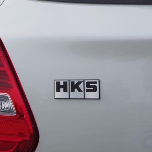 3D HKS v2.0 Metal Sticker Decal (8x4 cm)