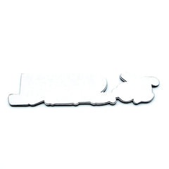 3D GTI RACING Metal Sticker Decal Red (15.5 x 3.5 cm)
