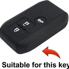 Suzuki 3 Button Key 2.0 (Baleno, Brezza, S Cross, Swift, Ignis) Carbon Abs Keycase with Chain