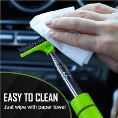 TELESCOPIC DEFOGGING WINDOW GLASS CLEANING WIPER, SIDE MIRROR SQUEEGEE, RETRACTABLE CAR REARVIEW MIRROR WIPER