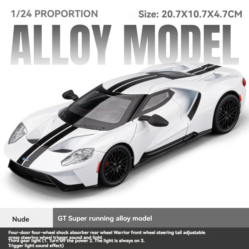 Ford GT Metal Diecast Car 1:24 (21x8 cm)
