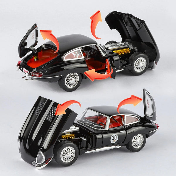 Jaguar E Type Metal Diecast Car 1:24 (21x8 cm)