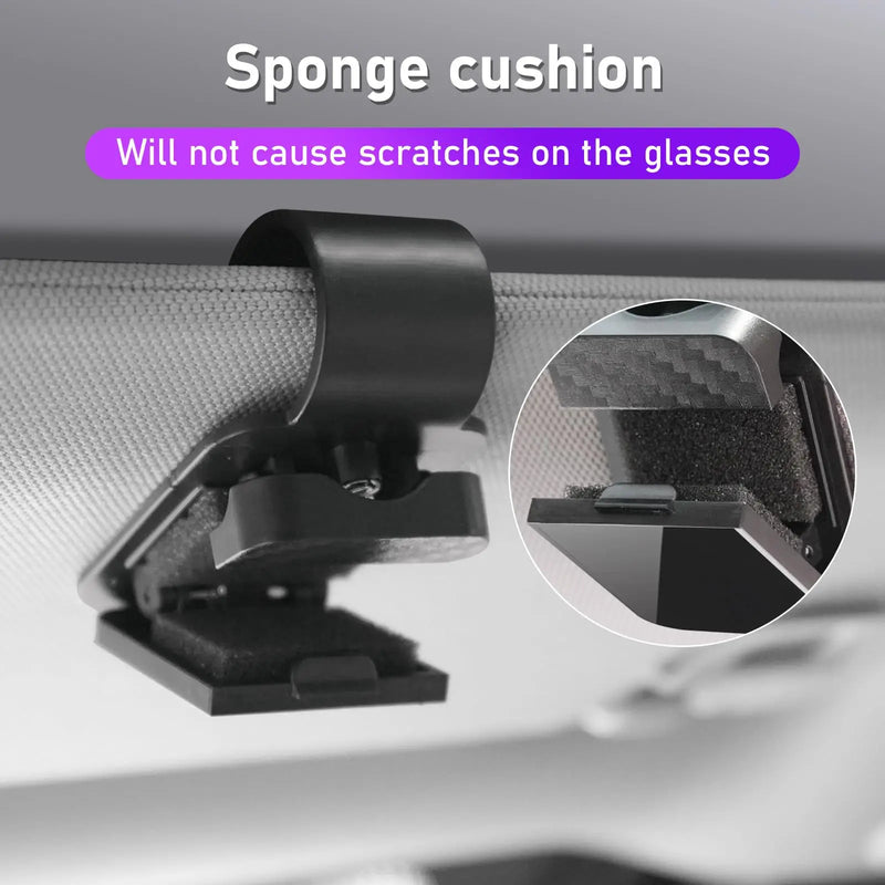 2 Pcs Set Car Glasses Holder Car Sun Visor Eye Holder Sunglasses Storage Clip Interior Kits